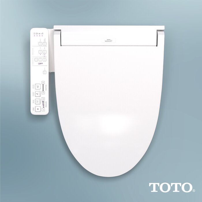 TOTO Washlet® KC2 Electronic Toilet Seat Bidet Elongated & Reviews ...